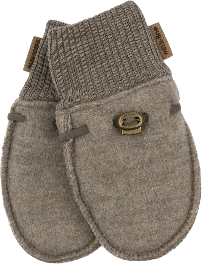 Mikk-Line Wool Mittens Melange denver