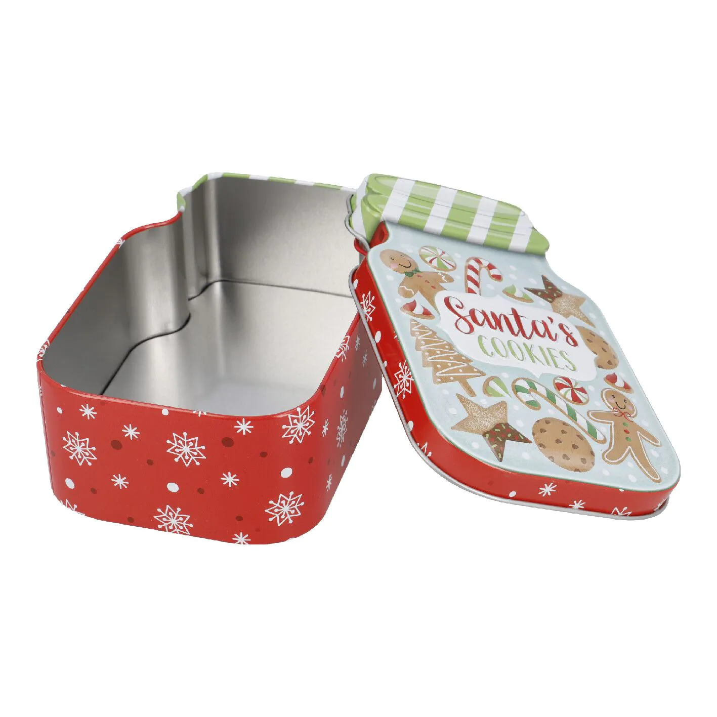 Keksdose Konserve, Santas Cookies, 15 x 9.5 cm