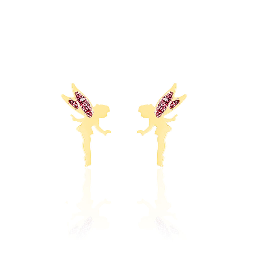 Boucles D'oreilles Puces Feelia Or Jaune