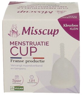 Eco Conseils Misscup Menstruatie Cup Klein Kleurloos 1ST