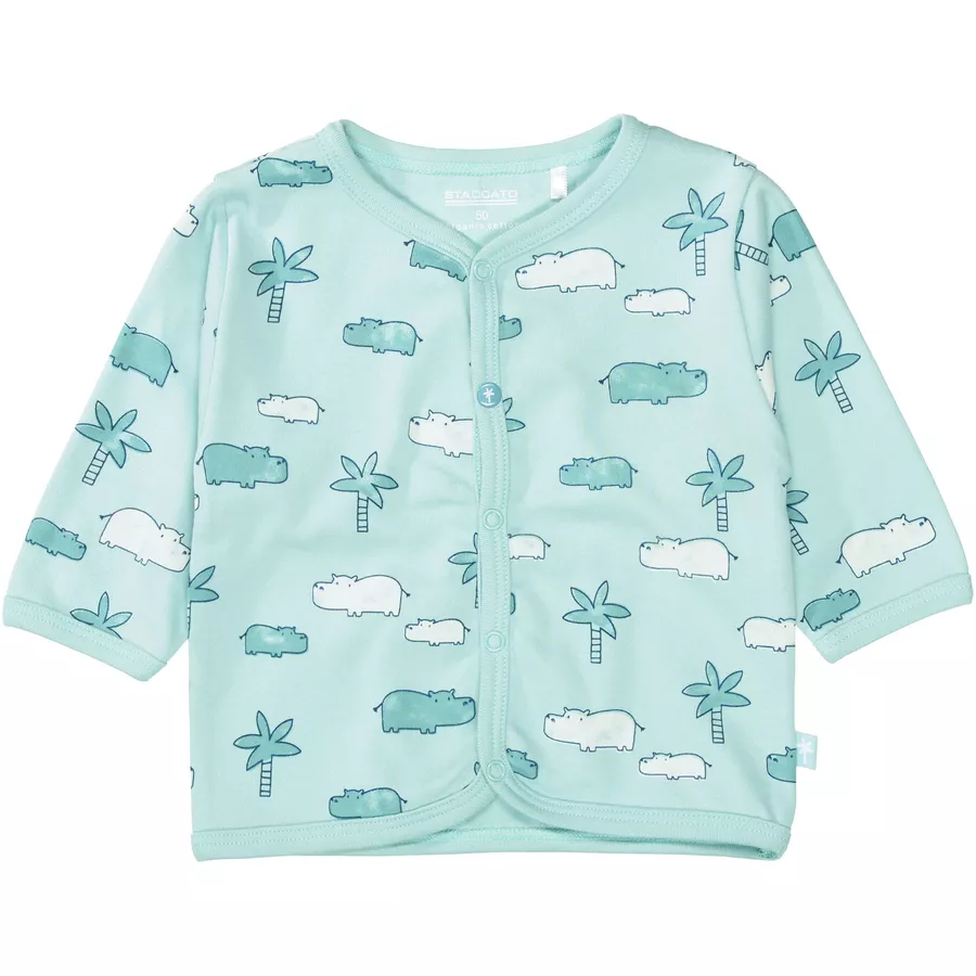 Staccato Sweatjacke pastel mint gemustert