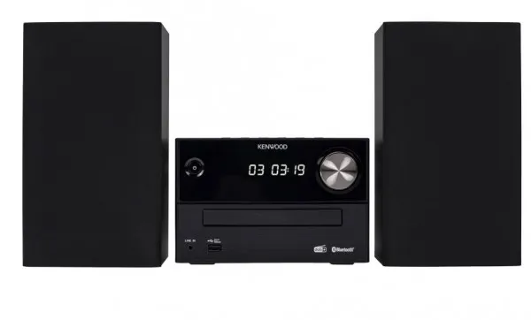 Kenwood M-420DAB, Home audio micro system, Sort, Bakke, 14 W, 6 ohm (O), 10%