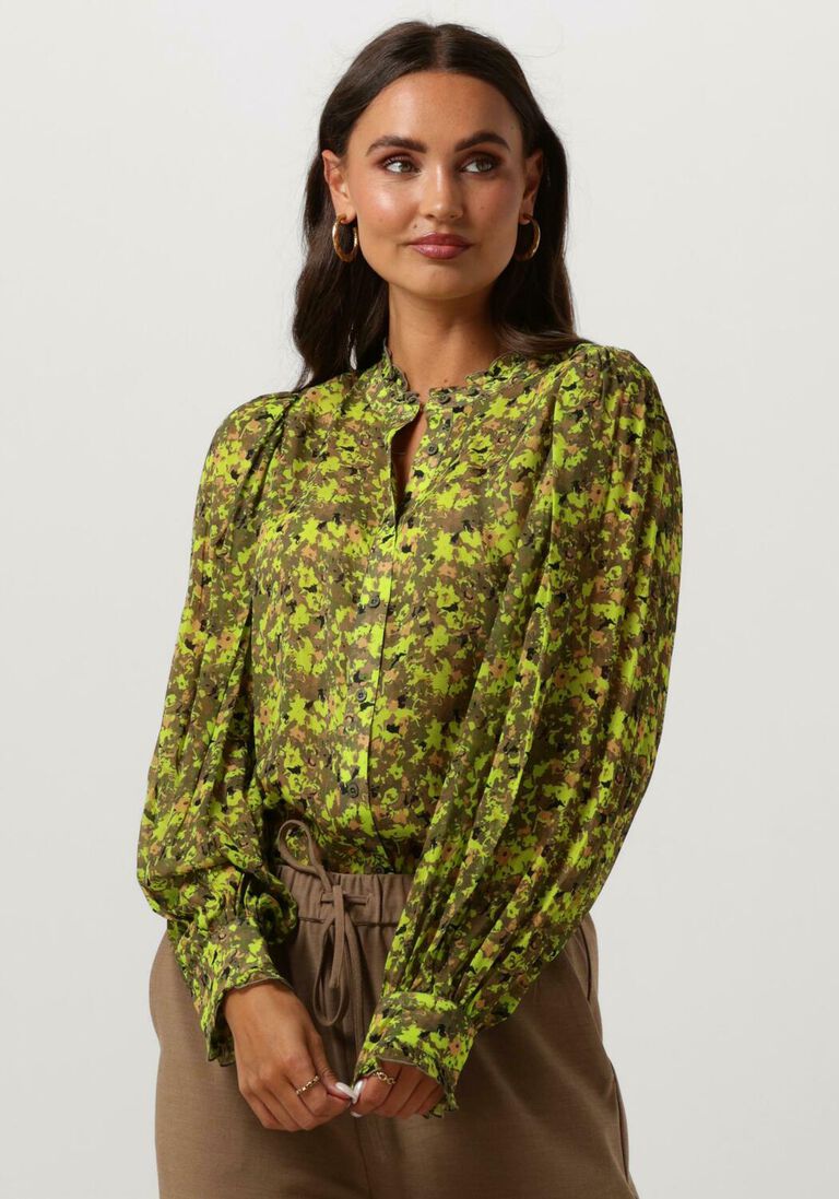 CIRCLE OF TRUST groene circle of trust blouse puck blouse