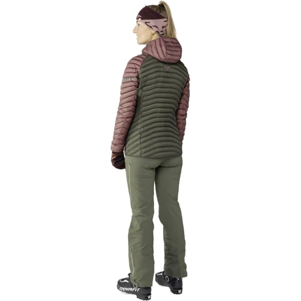 Doudoune ski de randonnée DYNAFIT RADICAL DOWN RDS W HOOD JKT DARK ROSE