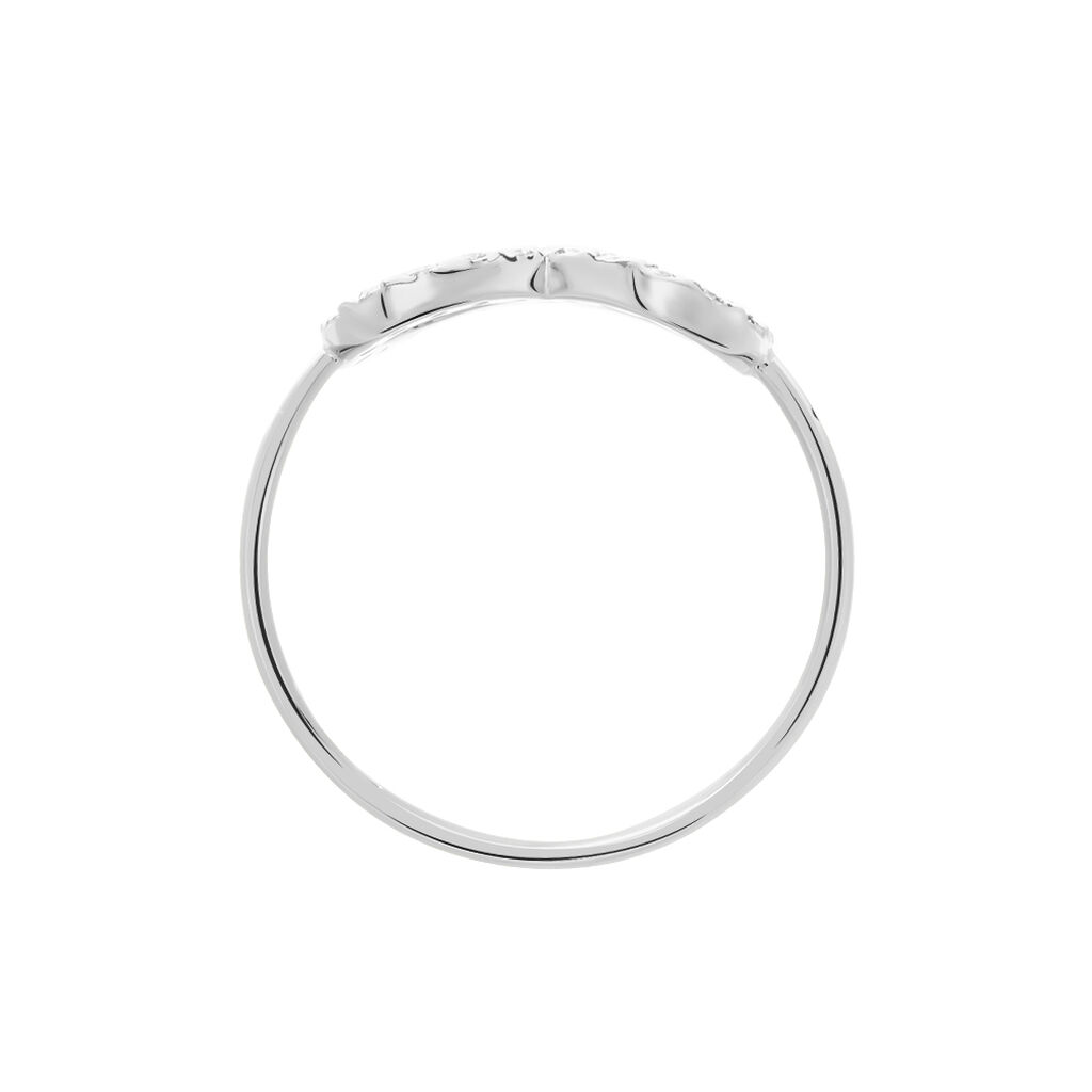 Bague Klothilda Or Blanc Oxyde De Zirconium