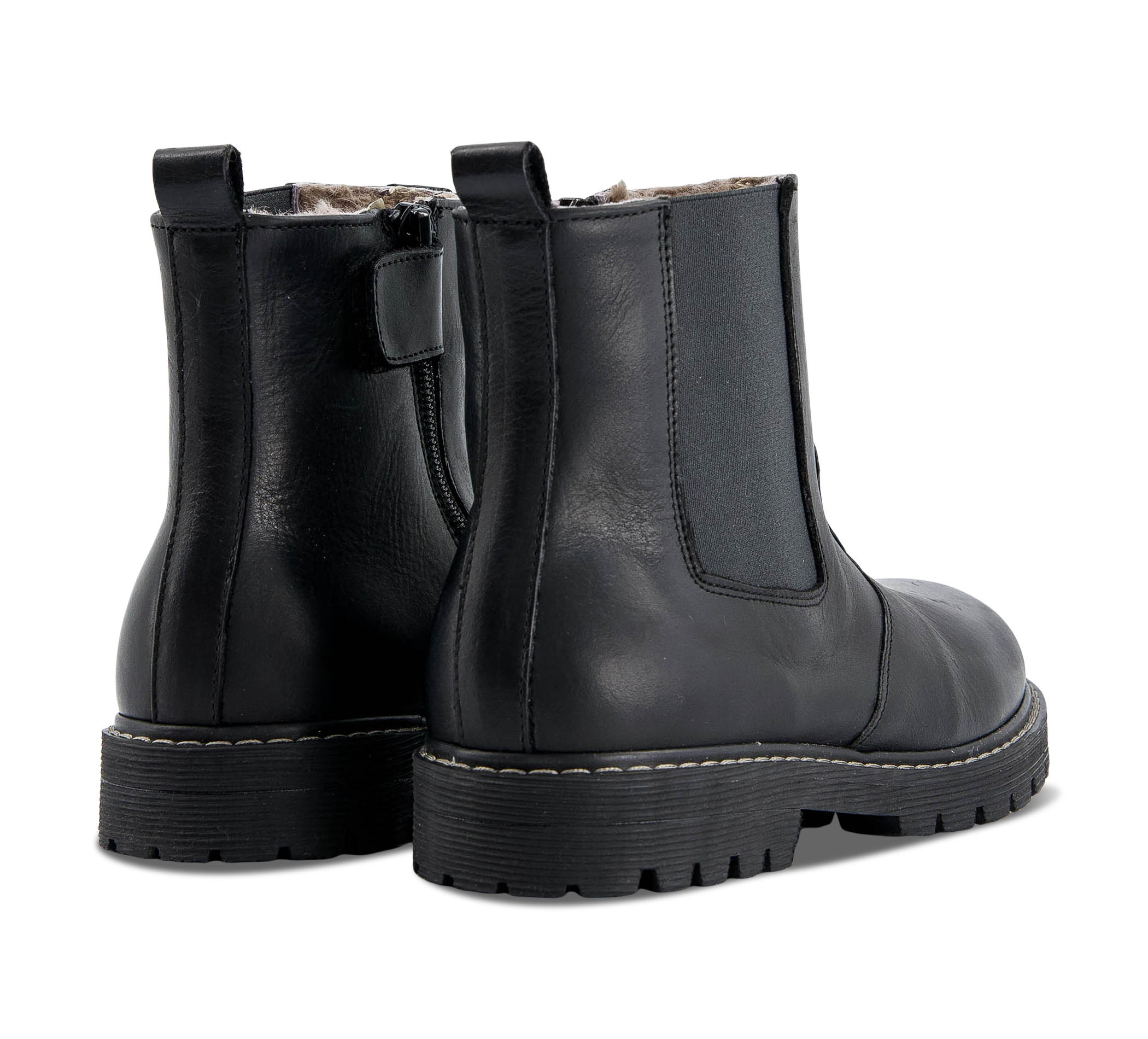 Dianetti Schlupfstiefel / RV Mäd. (ohne Membrane) schwarz