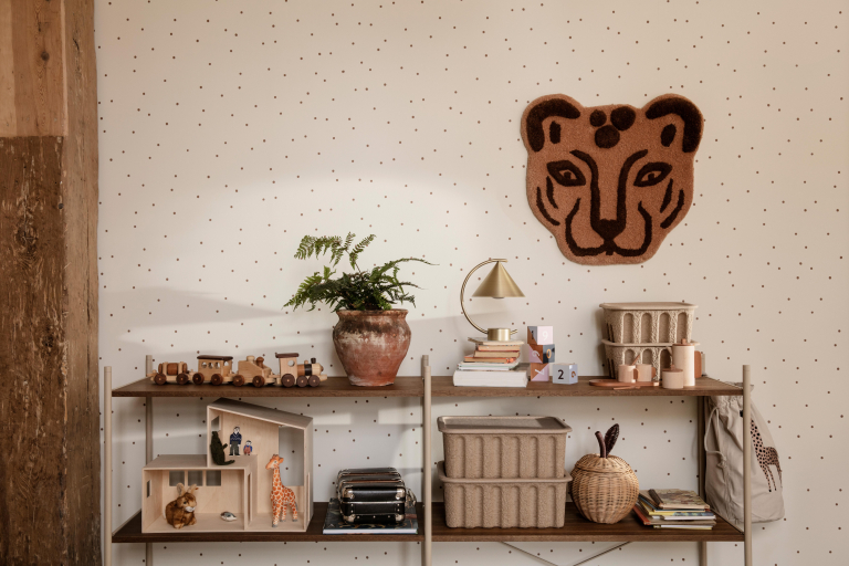 Ferm Living Meridian tafellamp LED oplaadbaar zwart