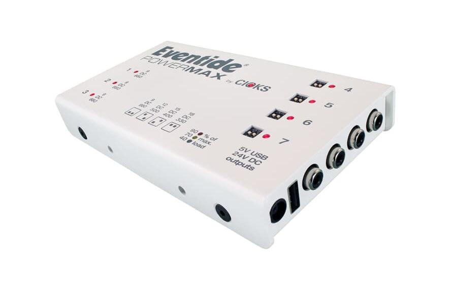 Netzteil PowerMAX V2<br>Multinetzteil für Effektgeräte mit sieben isolierten Anschlüssen und USB Buchse