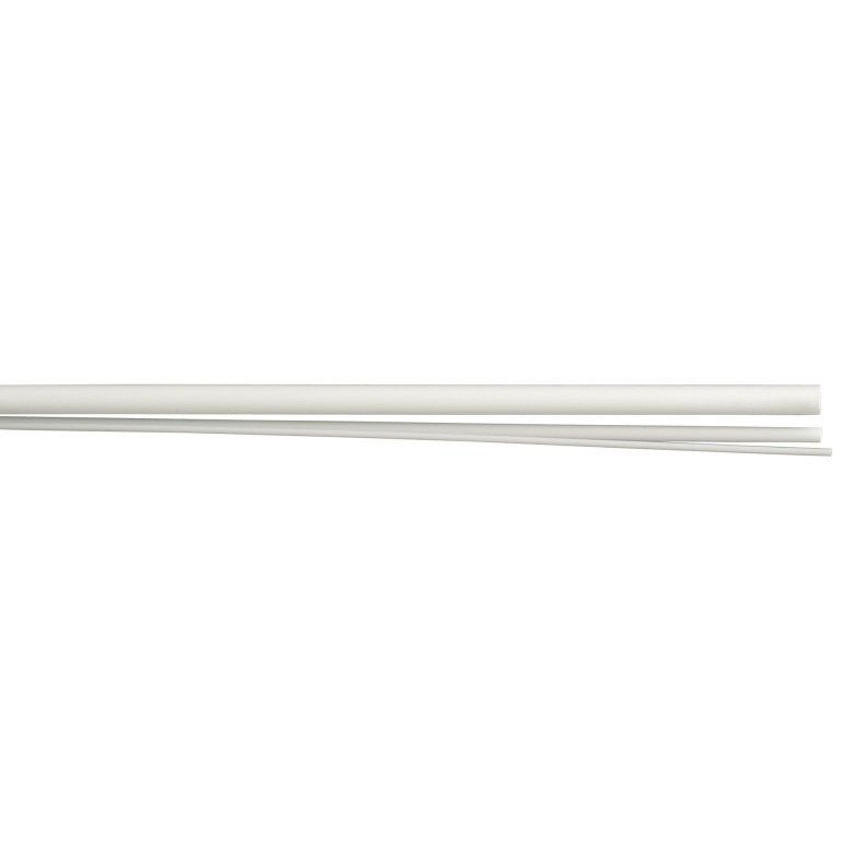 Polystyrol Rundstripes, weiß