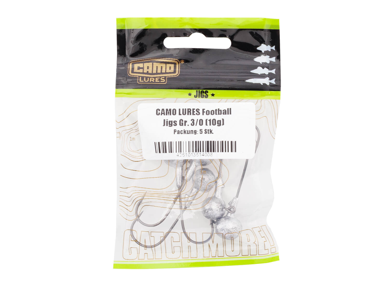 CAMO LURES Football-Jigs Gr. 1/0 (14g)(CAMO Lures)
