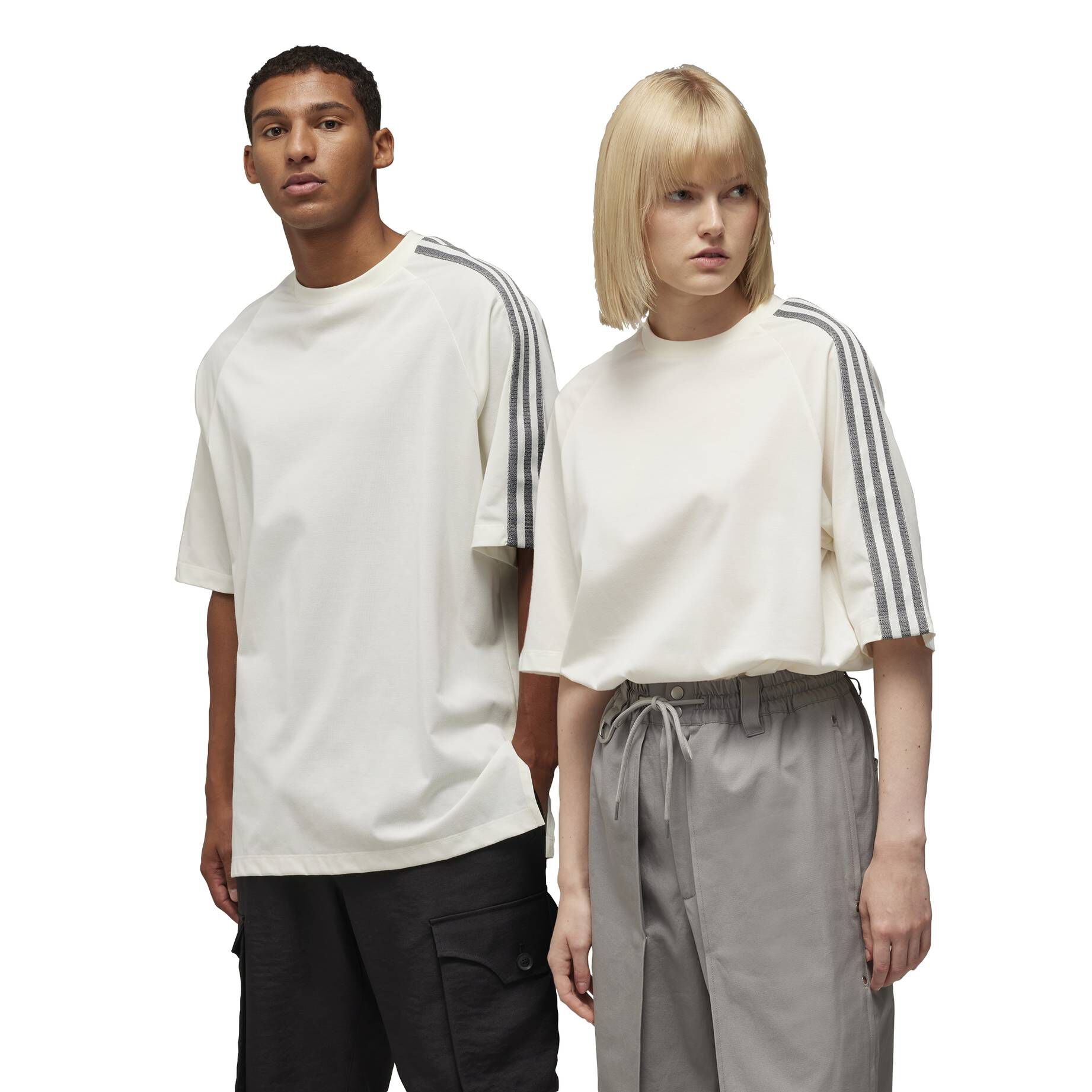 Y-3| T-Shirt 3 STRIPES Regular Fit