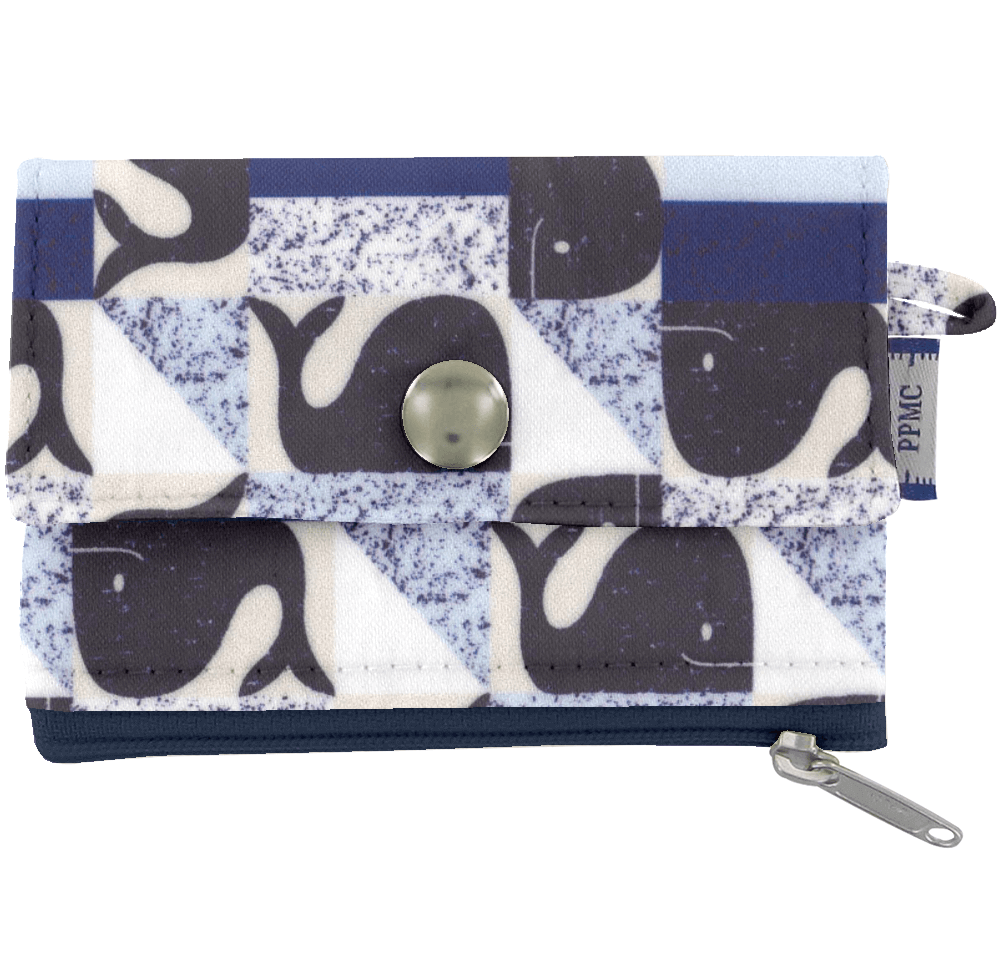 Mini Pochette Porte-Monnaie Baleino Bleu