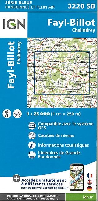 IGN - 3220 SB FAYL BILLOT 1 25 000