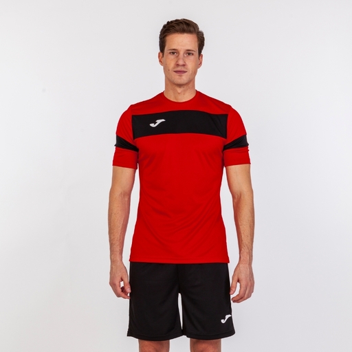 Conjunto Joma Academy II Vermelho e Preto