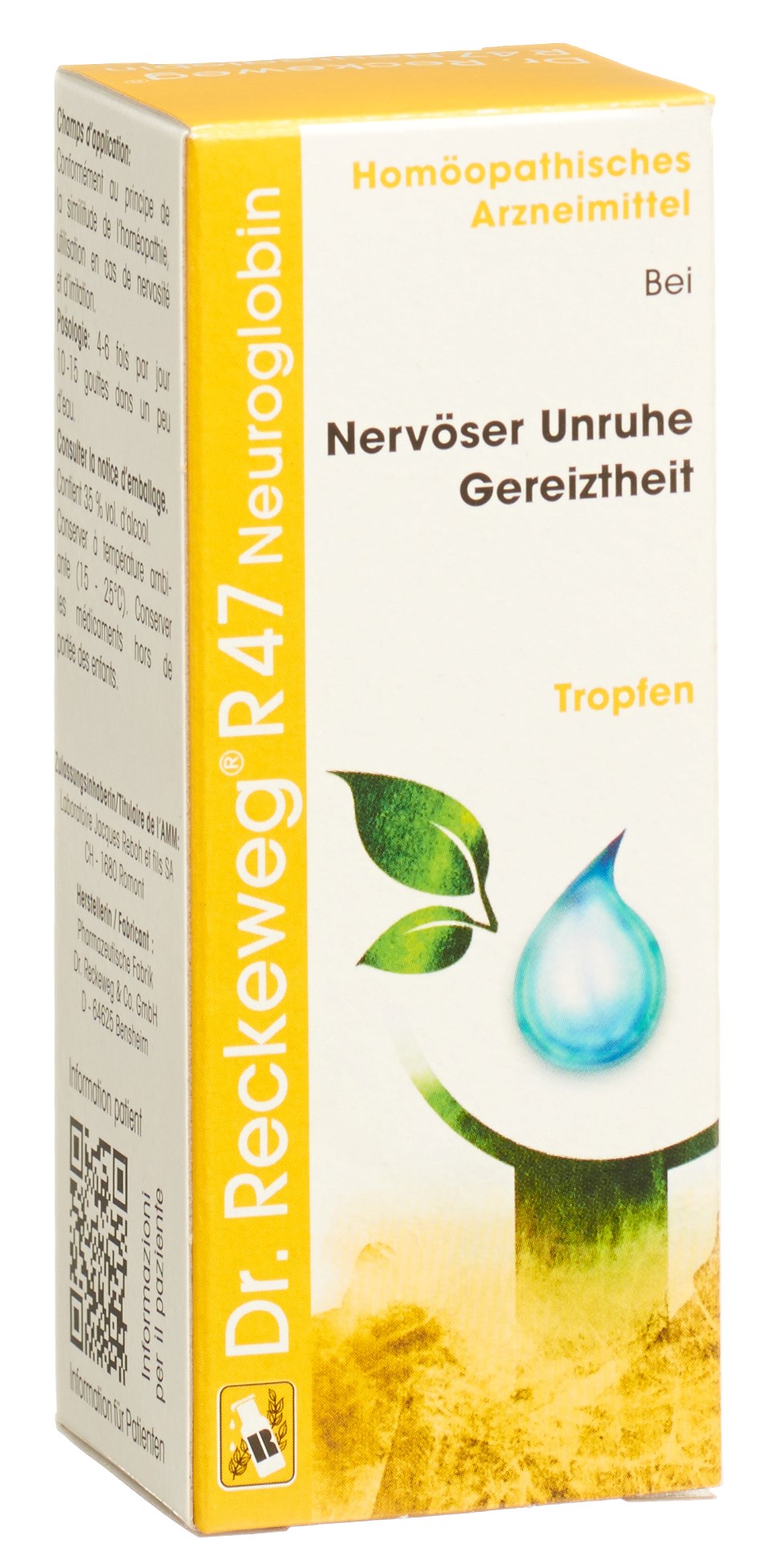 RECKEWEG R47 Neuroglobin<br>50 ml, Flasche, Tropfen zum Einnehmen, Flüssigkeit