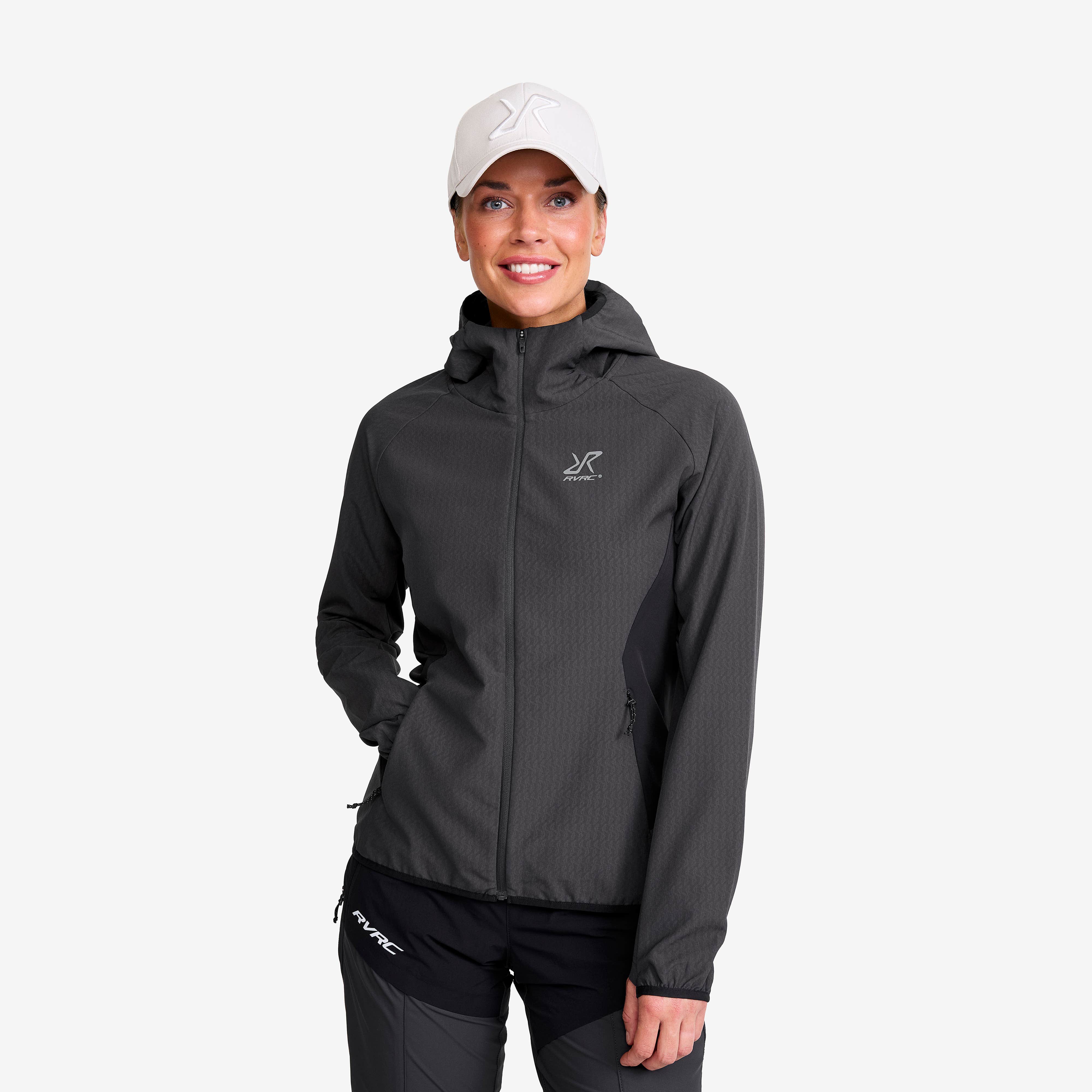 Distance Pro Wind Jacket Dame Anthracite/Black