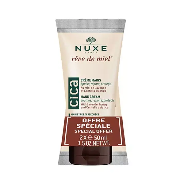 Nuxe Rêve de Miel Duo Cremes Mãos Ricos CICA 2x50ml