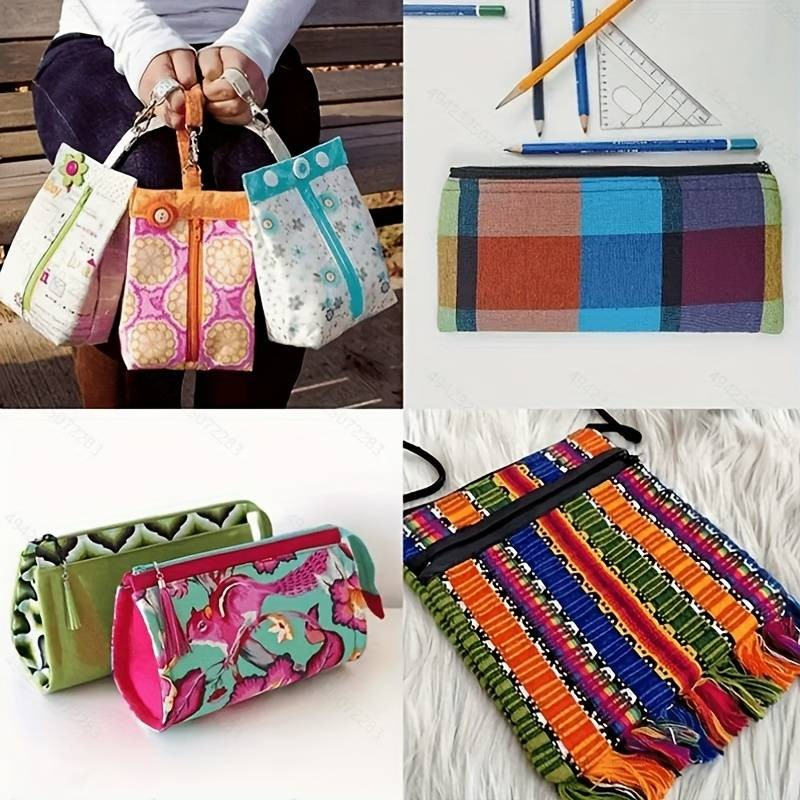 (100er Set) 30cm Nylon Reissverschluss Ersatz Zipper Spule Mercerie Zubehör Schieber für Jacke / Rucksack / Mäppchen - Bunt
