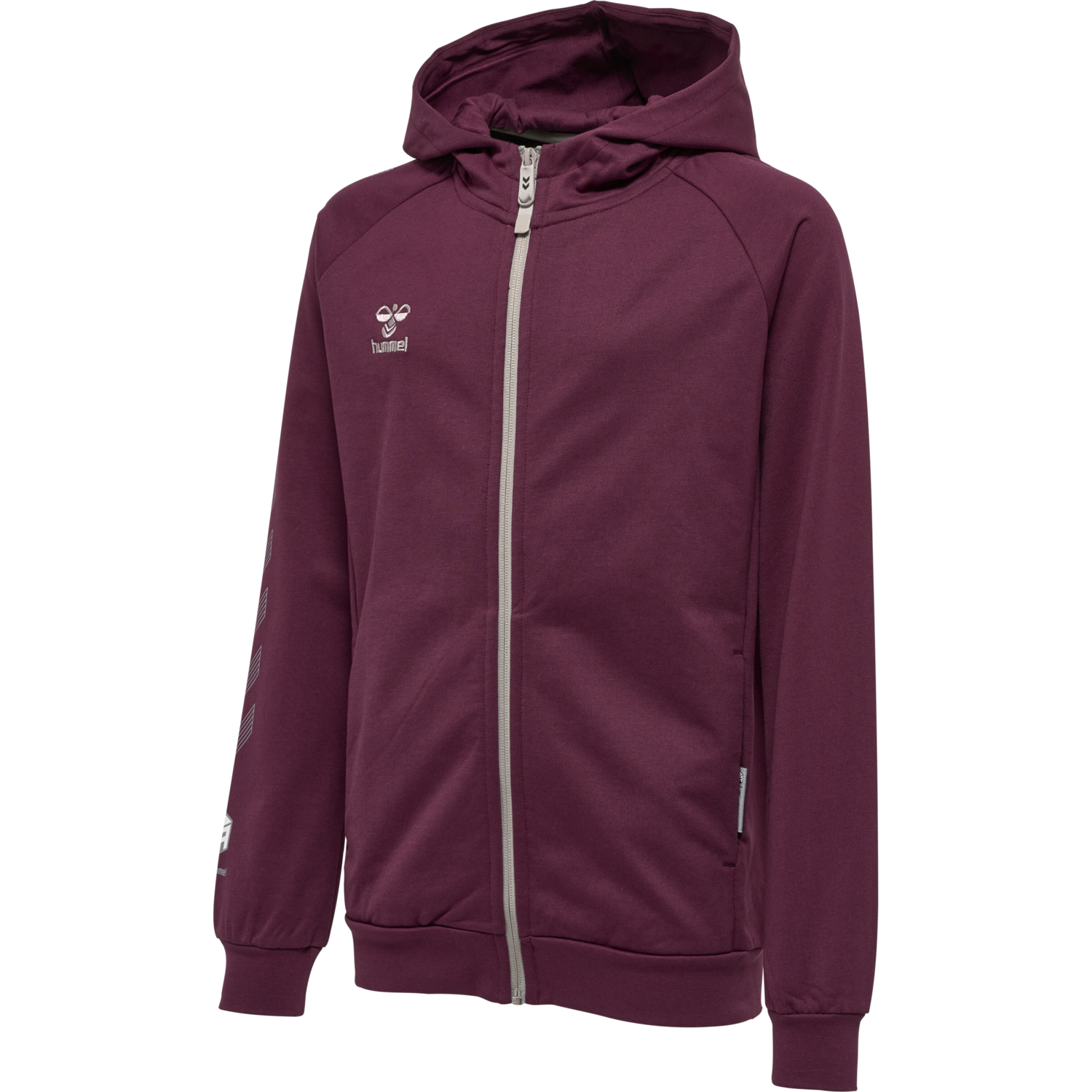 hmlMOVE GRID COTTON ZIP HOODIE KIDS