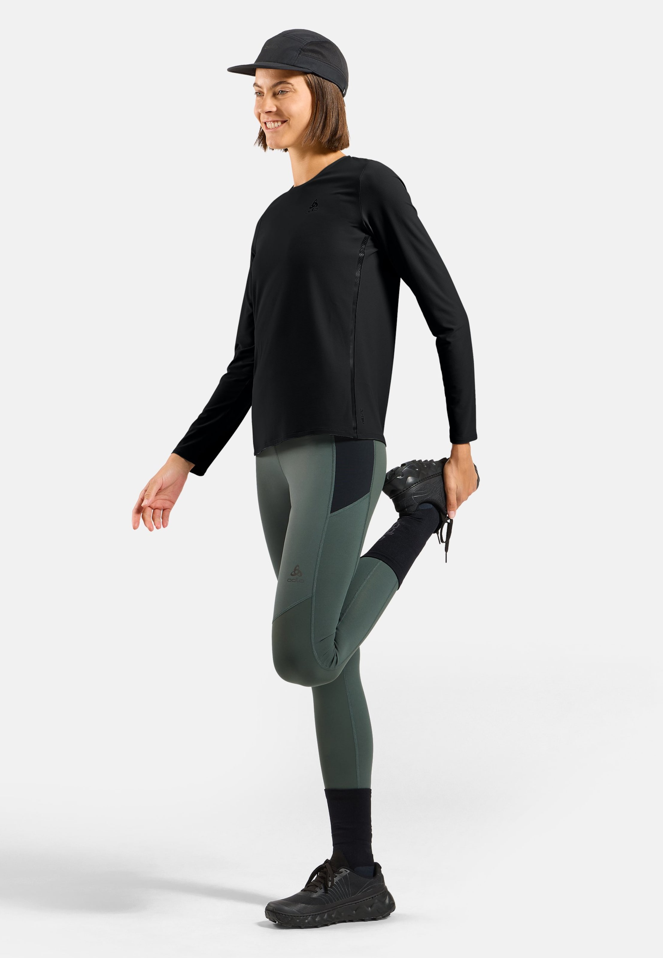 Zeroweight Chill-Tec Langarm-Laufshirt 2.0 in black
