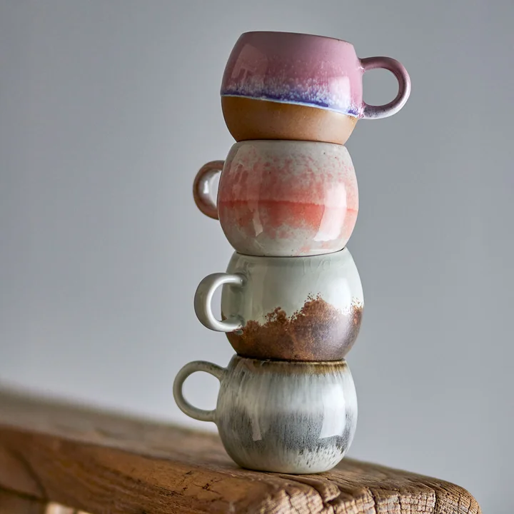Bloomingville - Paula Espressotasse, Ø 7 x 6 cm, blau