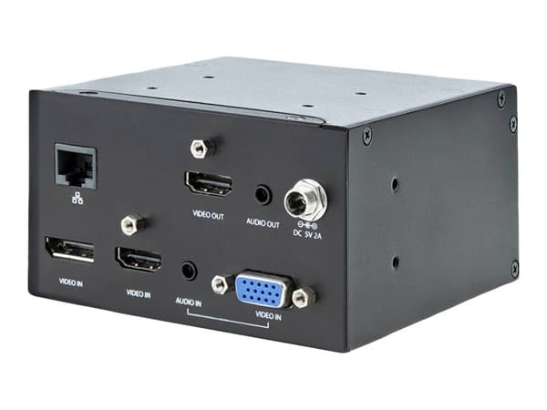 StarTech.com Audio / Video Module for Conference Table Connectivity Box - Monteringsplate - minijack 3,5 mm, HDMI, DisplayPort, RJ-45, VGA - svart -