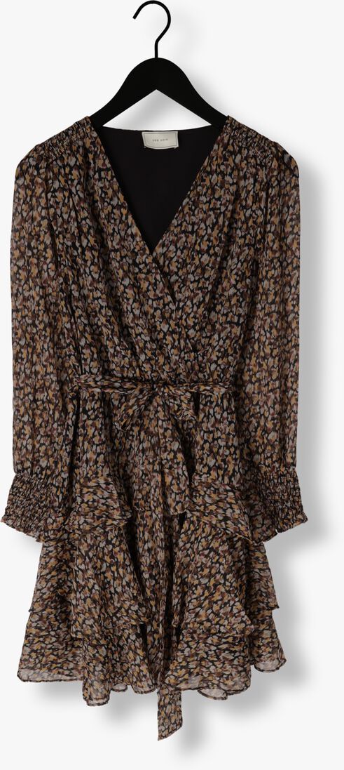 NEO NOIR zwarte neo noir mini jurk dennie distress leo dress