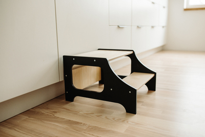 Duck Woodworks Skammel, Svart