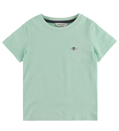 GANT T-Shirt - Shield - Verblasstes Mintgrün