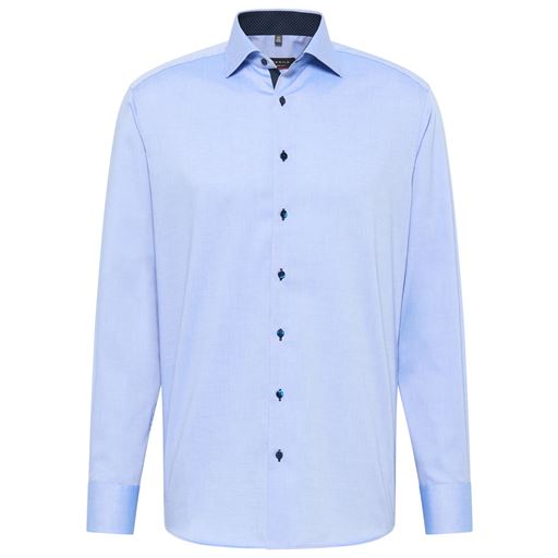 Eterna Langærmet Modern Fit Skjorte, Blå, 44