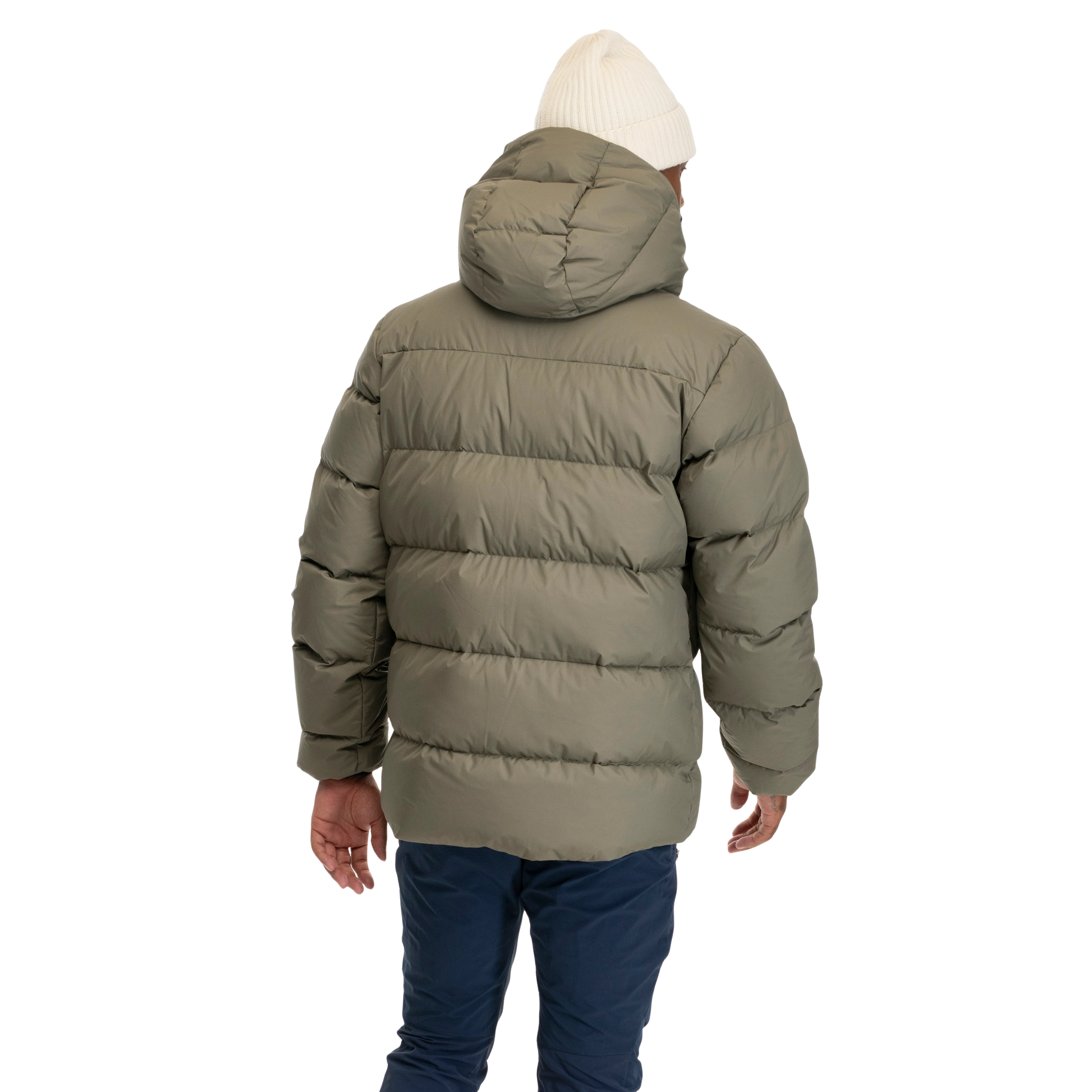Lava Warm Down Jacket w/Hood Men Green Mud