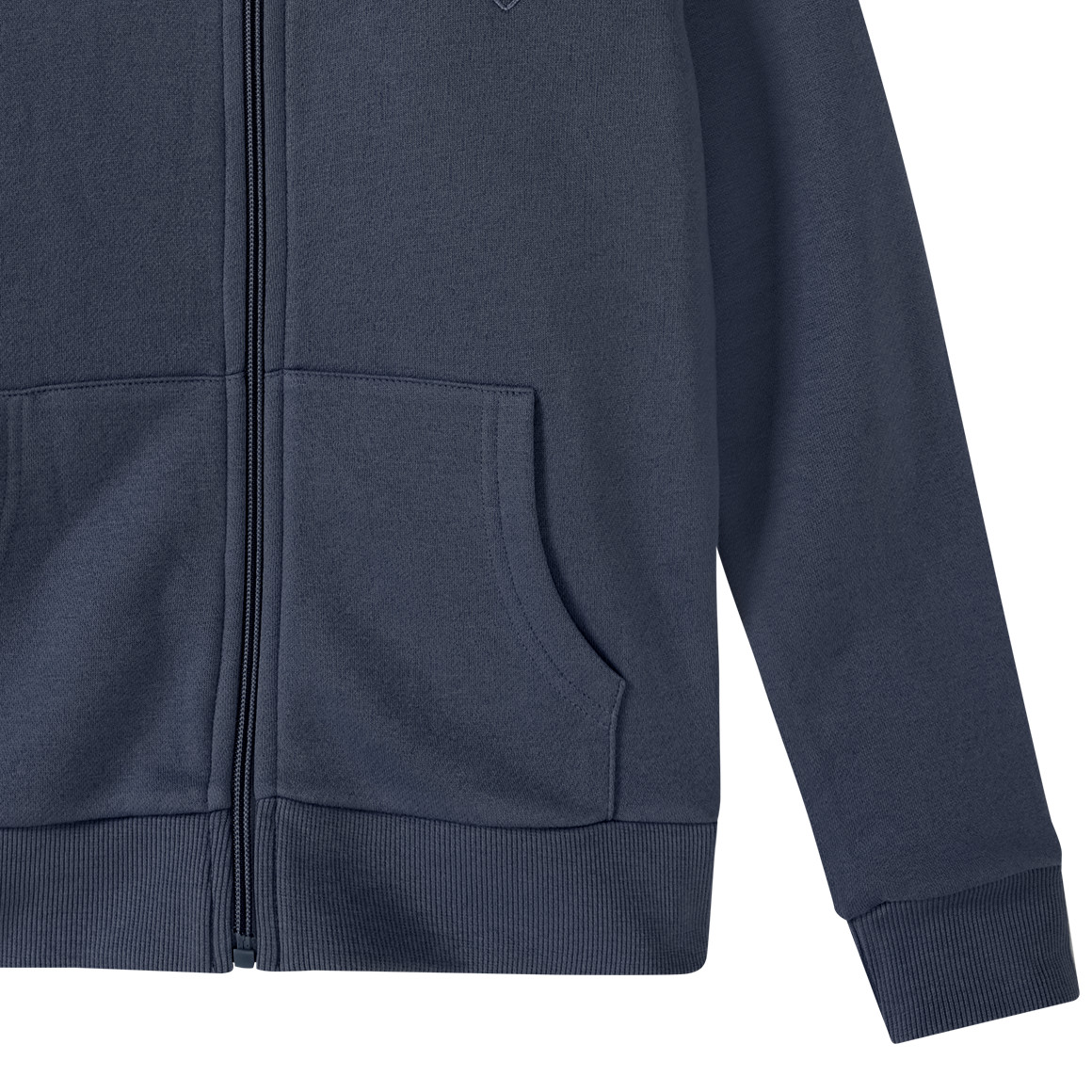 Famy Mädchen Sweatjacke mit Bio-Baumwolle dunkelblau