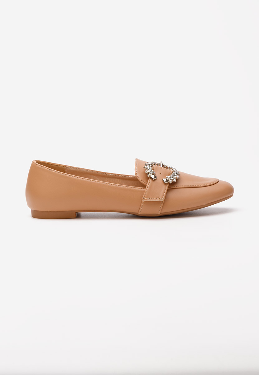 Mocassins élégants femme chameau Madalena
