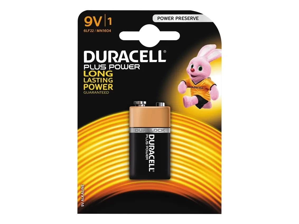Duracell Plus Power - Batteri 9V Alkalisk - 1 stk.