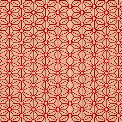 Clairefontaine - Papier cadeau kraft - 70 cm x 50 m - 70 g/m² - motif losanges rouges