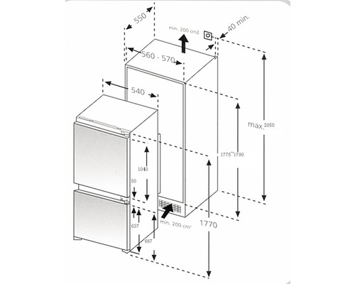 Held Furniture keukenblok zonder apparatuur Milan 360 cm wit hoogglans gedemonteerd omkeerbaar model 630.1.6210
