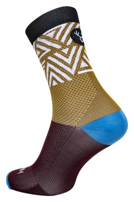 Paire de Chaussettes LeBram Aspin Sigle Bordeaux