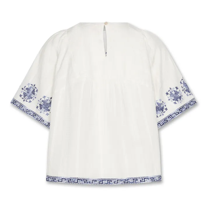 AO76 Blouse Deia Dobby | Blanc