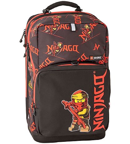 LEGO® Ninjago Schulranzen-Set - Schwarz/Rot