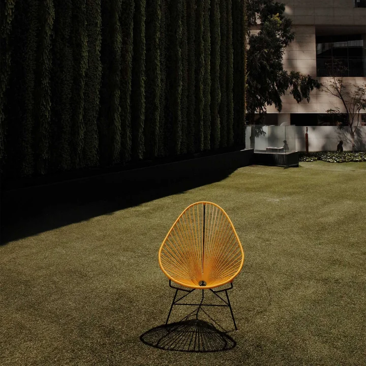 Acapulco Design - Acapulco Classic Chair, aqua verde / schwarz