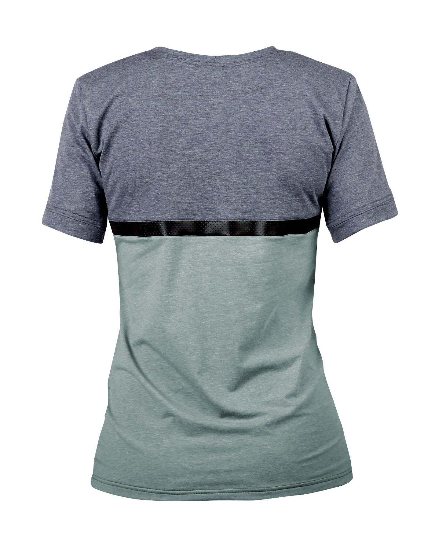 Biehler DSTNCE Gravel Fietsshirt Korte Mouwen Grijs/Groen Dames
