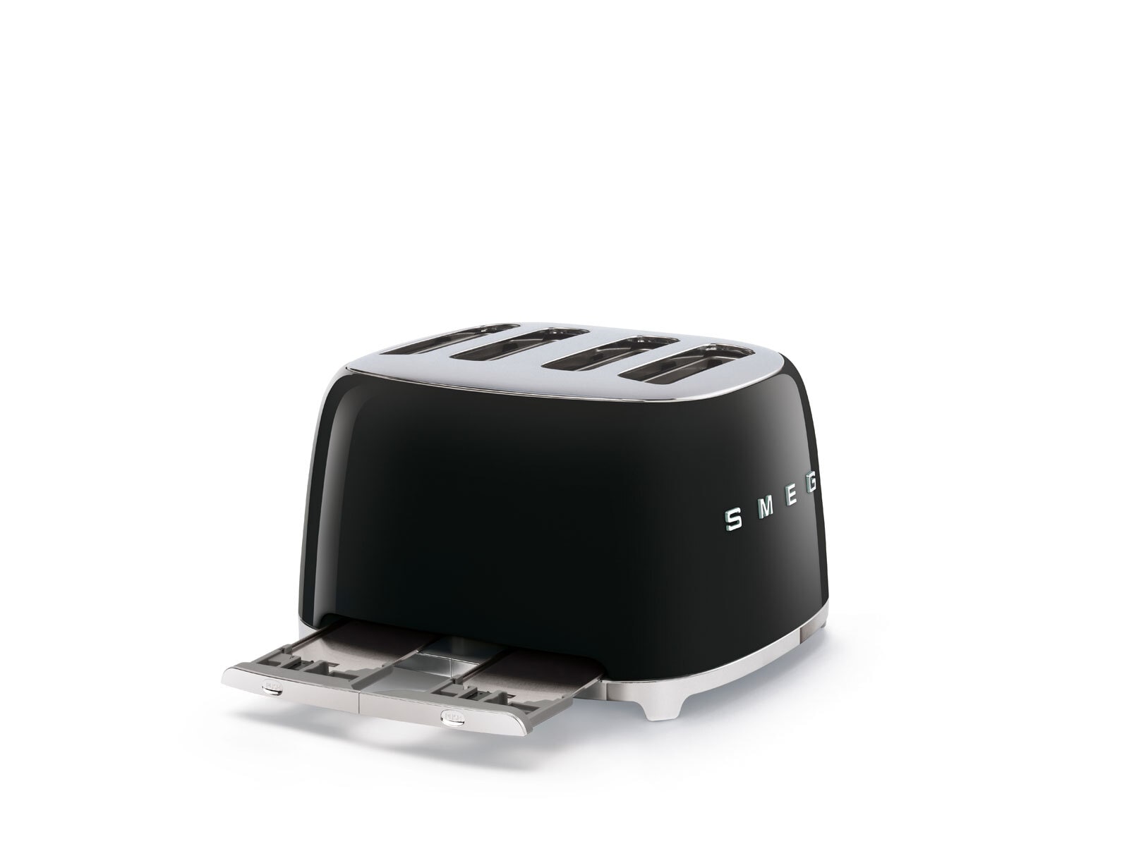 SMEG Toaster 4-Schlitz Retro schwarz