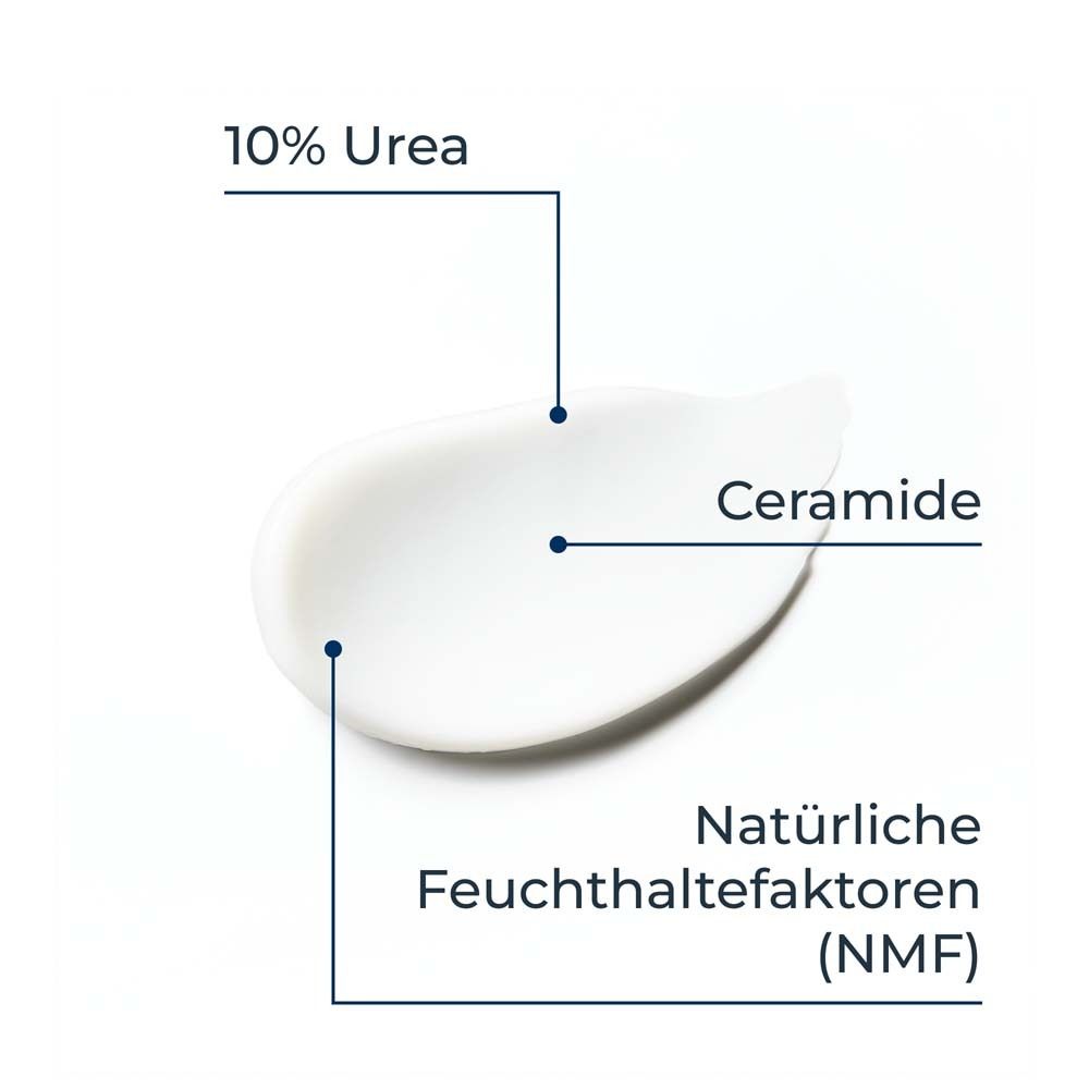 Eucerin® UreaRepair 10% Urea Fußcreme – Intensive Pflege und Feuchtigkeit für trockene bis extrem trockene Füße
