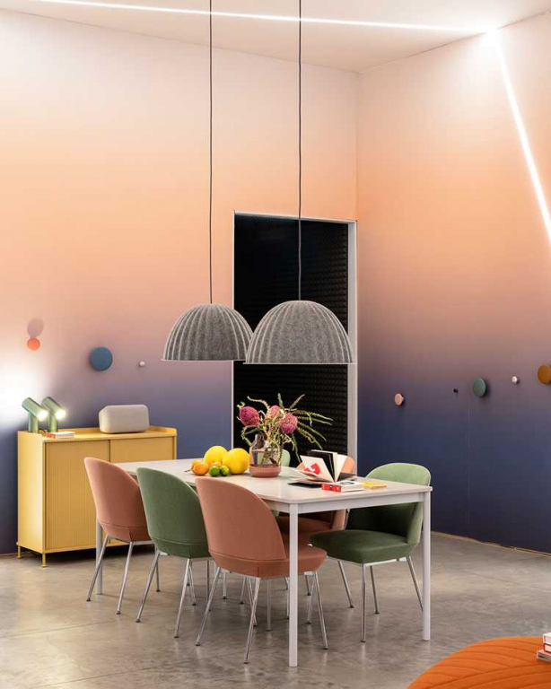 Muuto Under The Bell hanglamp Ø55 white melange