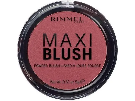 Rimmel Maxi Blush, Brun, Wild Card, 1 farver, Pulver, Pot, Strålende