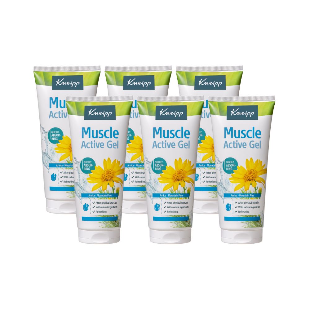 6x Kneipp Arnica Muscle Active Gel (200 ml)