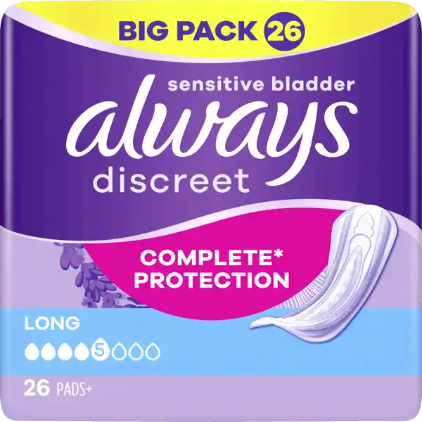 Discreet Inkontinenz Long Big Pack