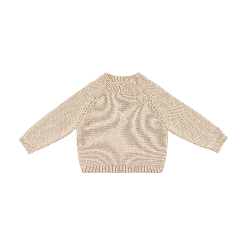 Sibbe Merino Wool Sweater | Unicorn | Soft Sand