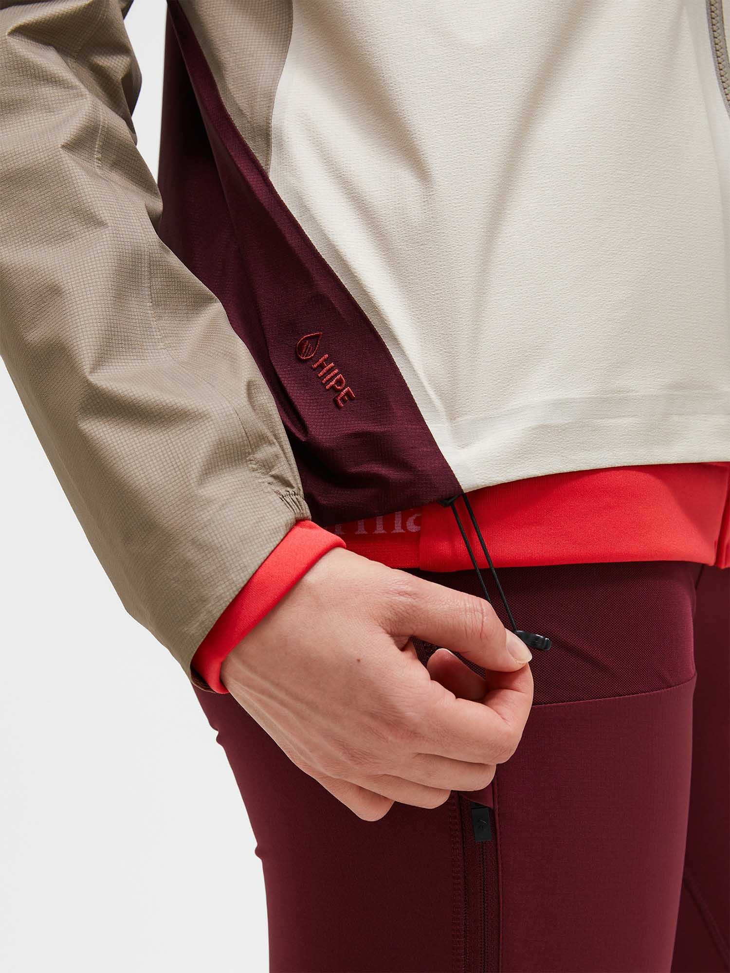 Trail 3L Hipe Jacket Dame Sand Fog/Avid Beige/Obscure