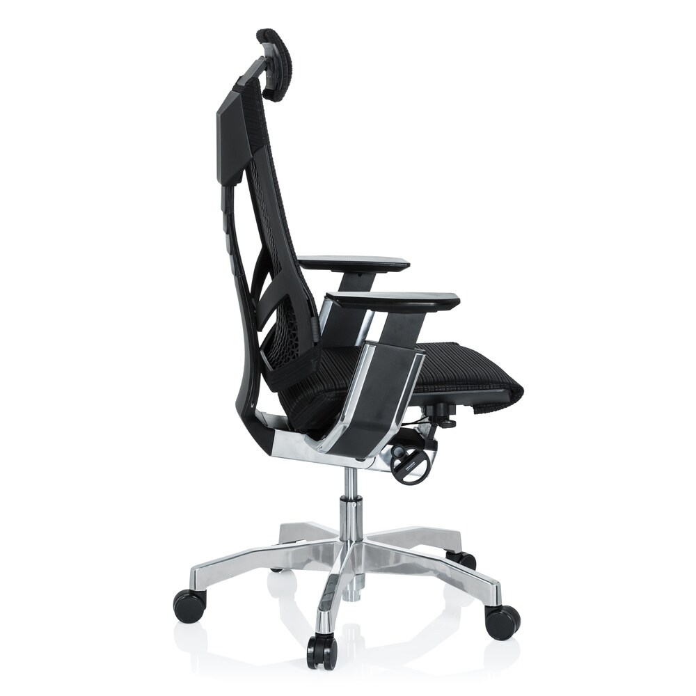 High End Bürostuhl GENIDIA PRO Netzstoff mit Armlehnen hjh OFFICE